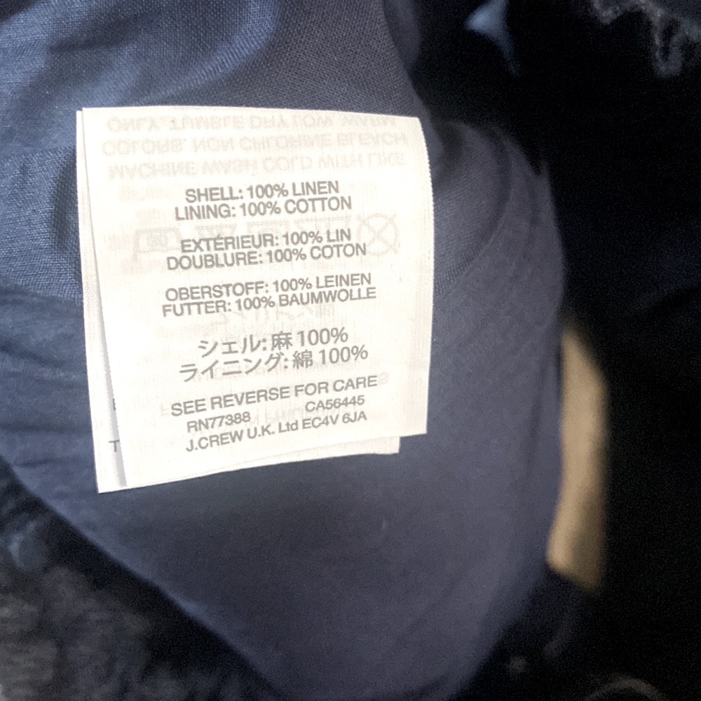 J. Crew linen pull on shorts - Picture 5 of 5